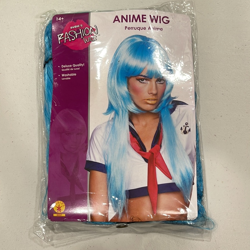 Costume: Futuristic Space Girl with Blue Wig - Picture 2 of 6